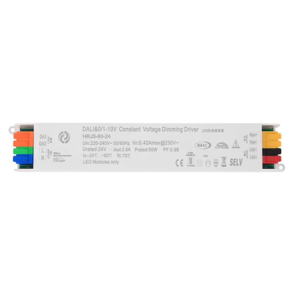 Dimmable led driver 0-10V/Dali/Push Dimming LED Power Supply Driver 60w ...