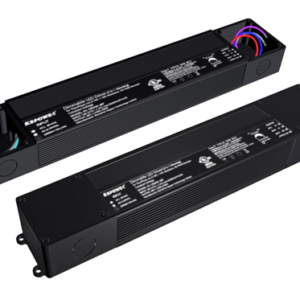UL/cUL listed flicker free dimming 96w 24vdc 4a class 2 triac/0-10v dimmable led driver with junction box